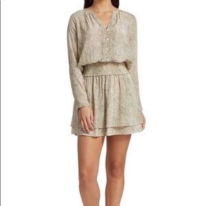 Rails Jasmine Python Blouson Dress‎ S snake skin print mini